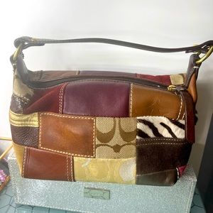Vintage Mini Coach Patchwork Purse